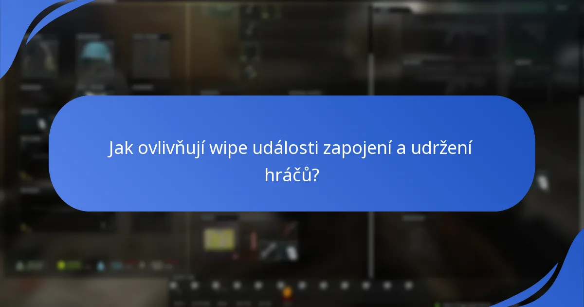 Jaká jsou očekávání pro budoucí odměny wipe událostí?